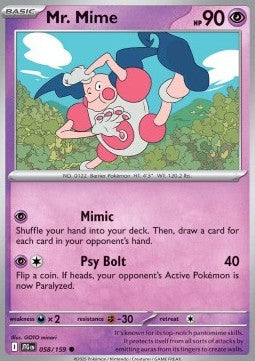 Mr. Mime - Journey Together (Common) [JTG-058]