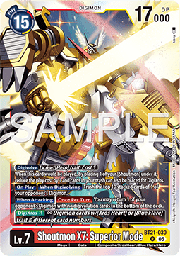 Shoutmon X7: Superior Mode (BT21-030)