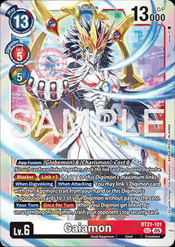 Gaiamon (BT21-101) (V.1) - World Convergence (Secret Rare) [BT-21-101]
