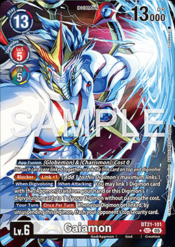 Gaiamon (BT21-101) (V.2) - World Convergence (Alternative Art) [BT-21-101]