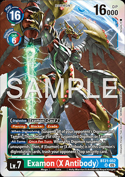 Examon (X Antibody) (BT21-052) (V.1) - World Convergence (Super Rare) [BT-21-052]