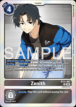 Zenith (BT21-087) (V.1) - World Convergence (Rare) [BT-21-087]
