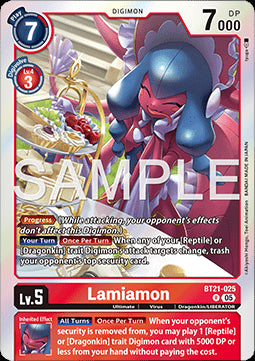 Lamiamon (BT21-025) - World Convergence (Rare) [BT-21-025]