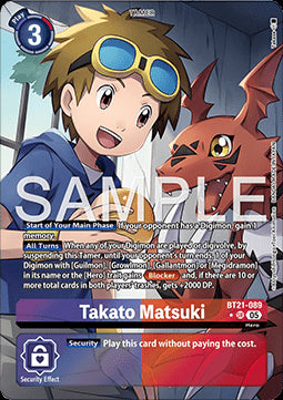 Takato Matsuki (BT21-089) (V.2) - World Convergence (Alternative Art) [BT-21-089]