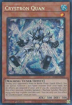 Crystron Quan (V.3 - Secret Rare) - Quarter Century Stampede (Secret Rare) [RA04-021]