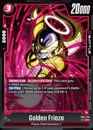 Golden Frieza (FB04-004)  (V.1 - Rare) - Unnumbered Promos [Fusion World] (Rare) [FWUP-FB04-004]