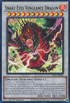 Snake-Eyes Vengeance Dragon (V.1 - Ultra Rare) - Alliance Insight (Ultra Rare) [ALIN-040]
