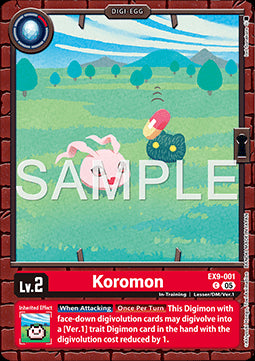 Koromon (EX9-001) (V.1) - Versus Monsters (Common) [EX-09-001]