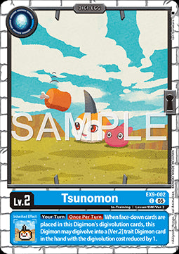 Tsunomon (EX9-002) (V.1) - Versus Monsters (Common) [EX-09-002]