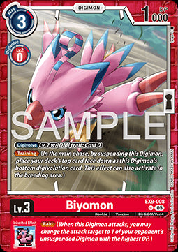 Biyomon (EX9-008) (V.1) - Versus Monsters (Uncommon) [EX-09-008]