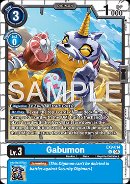 Gabumon (EX9-014) (V.1) - Versus Monsters (Uncommon) [EX-09-014]
