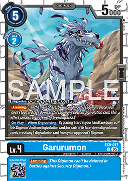 Garurumon (EX9-017) (V.1)
