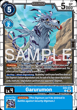 Garurumon (EX9-017) (V.1) - Versus Monsters (Uncommon) [EX-09-017]