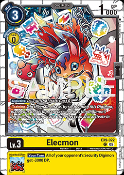 Elecmon (EX9-022) (V.1) - Versus Monsters (Common) [EX-09-022]
