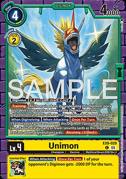 Unimon (EX9-029) (V.1) - Versus Monsters (Common) [EX-09-029]
