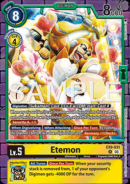 Etemon (EX9-031) - Versus Monsters (Rare) [EX-09-031]