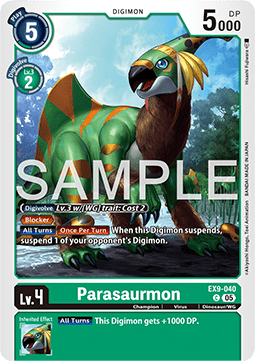 Parasaurmon (EX9-040) (V.1)