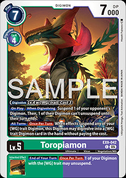 Toropiamon (EX9-042) (V.1) - Versus Monsters (Common) [EX-09-042]