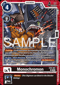 Monochromon (EX9-051) (V.1) - Versus Monsters (Uncommon) [EX-09-051]