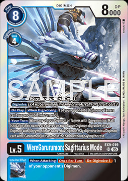 WereGarurumon: Sagittarius Mode (EX9-019) (V.1) - Versus Monsters (Super Rare) [EX-09-019]