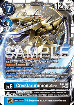 CresGarurumon Ace (EX9-020) (V.1) - Versus Monsters (Rare) [EX-09-020]
