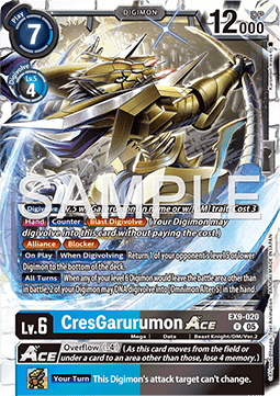 CresGarurumon Ace (EX9-020) (V.1)