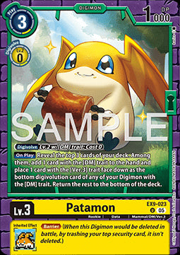Patamon (EX9-023) (V.1) - Versus Monsters (Uncommon) [EX-09-023]