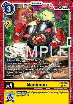 Nanimon (EX9-028) (V.1) - Versus Monsters (Uncommon) [EX-09-028]