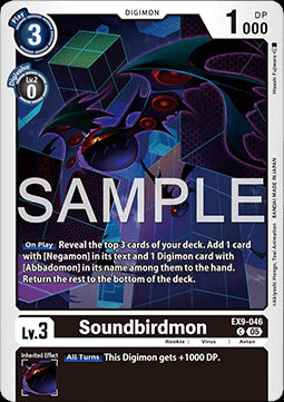 Soundbirdmon (EX9-046) (V.1) - Versus Monsters (Common) [EX-09-046]