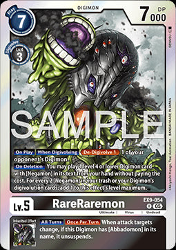 RareRaremon (EX9-054) - Versus Monsters (Rare) [EX-09-054]