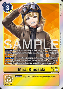 Mirai Kinosaki (EX9-067) (V.1) - Versus Monsters (Rare) [EX-09-067]