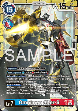 Omnimon Alter-S (EX9-021) (V.1) - Versus Monsters (Super Rare) [EX-09-021]