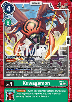 Kuwagamon (EX9-038) (V.1) - Versus Monsters (Uncommon) [EX-09-038]