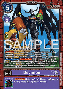Devimon (EX9-061) (V.1) - Versus Monsters (Uncommon) [EX-09-061]