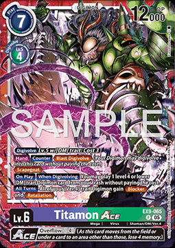 Titamon Ace (EX9-065) - Versus Monsters (Rare) [EX-09-065]