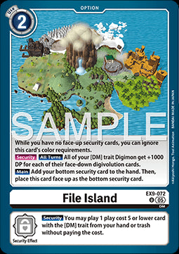 File Island (EX9-072) (V.1) - Versus Monsters (Uncommon) [EX-09-072]