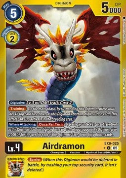 Airdramon (EX9-025) (V.2) - Versus Monsters (Alternative Art) [EX-09-025]