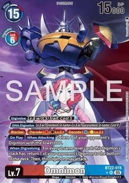 Omnimon (BT22-015) (V.2) - Cyber Eden (Alternative Art) [BT-22-015]