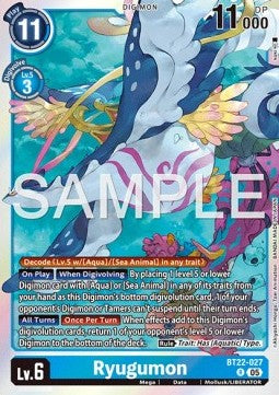 Ryugumon (BT22-027) - Cyber Eden (Rare) [BT-22-027]