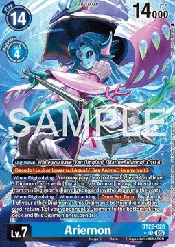 Ariemon (BT22-028) (V.2) - Cyber Eden (Alternative Art) [BT-22-028]