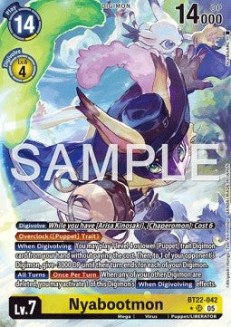 Nyabootmon (BT22-042) (V.2) - Cyber Eden (Alternative Art) [BT-22-042]