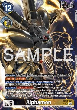 Alphamon (BT22-063) (V.2) - Cyber Eden (Alternative Art) [BT-22-063]