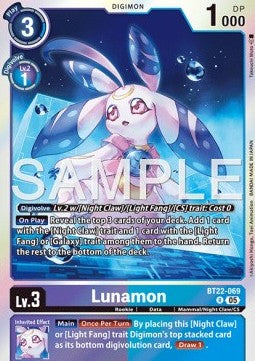 Lunamon (BT22-069) - Cyber Eden (Rare) [BT-22-069]