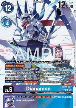 Dianamon (BT22-077) (V.2) - Cyber Eden (Alternative Art) [BT-22-077]