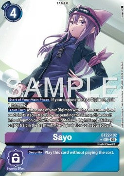 Sayo (BT22-102) (V.2) - Cyber Eden (Alternative Art) [BT-22-102]