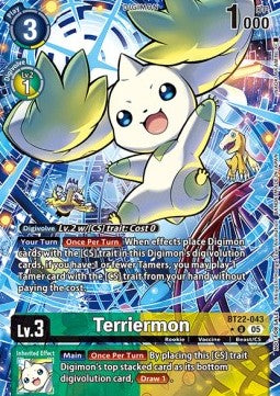 Terriermon (BT22-043) (V.2) - Promos: Cyber Eden (Alternative Art) [BT-22P-BT22-043]