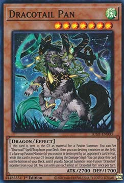 Dracotail Pan (V.2 - Super Rare) - Justice Hunters (Super Rare) [JUSH-003]