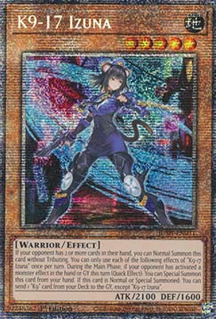 K9-17 Izuna (V.3 - Starlight Rare) - Justice Hunters (Starlight Rare) [JUSH-031]