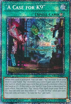 "A Case for K9" (V.2 - Starlight Rare) - Justice Hunters (Starlight Rare) [JUSH-040]