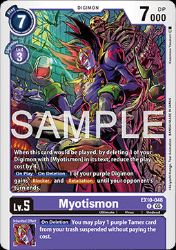 Myotismon (EX10-048) - Sinister Order (Rare) [EX-10-048]